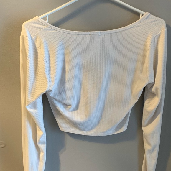 White long sleeve tee - Picture 2 of 2